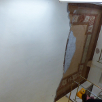 Restauro di soffitto dipinto - Prima