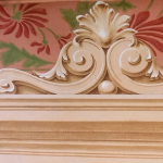 Facciata Dipinta a Calce con cornici a trompe l'oeil e zoccolatura a finta pietra