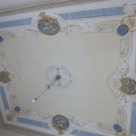 Soffitto Dipinto con Decorazione Liberty