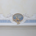 Soffitto Dipinto con Decorazione Liberty
