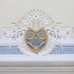 Soffitto Dipinto con Decorazione Liberty