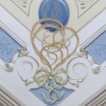 Soffitto Dipinto con Decorazione Liberty