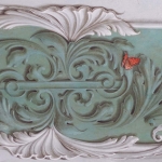 Trompe l'oeil di scultura ornamentale