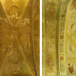 Restauro di Volta Decorata a Tempera -Prima