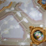 Restauro di Soffitto Decorato a Tempera - Prima